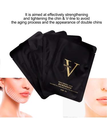 Pongnas Chin Line Shaping Mask - 5pcs | Moisturizing V-Face Slimming & Double Chin Reducing - Buy Online on SooperMarket.com