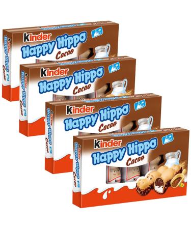 Cocoa Cream Biscuit Bundle With Kinder Happy Hippo Cocoa Cream 5x103.5g (4 Pack)