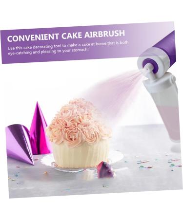 CRAFTHROU 2pcs Cake Sprayer Cake Coloring Spray Manual Cake Coloring Airbrush Cake Pump Sprayer Plastic Purple - Buy Online on SooperMarket.com