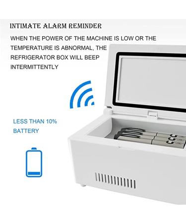 Rechargeable Insulin Cooler Box Portable Small Medical Medicine Box Mini Car Refrigerator USB Charger Medicine Cooler Reefer Container 2batteries - Buy Online on SooperMarket.com