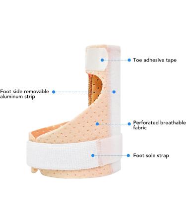Claw Toe Corrector - Aluminum Strip, Adjustable Hammer Toe Straightener for Left Foot - Buy Online on SooperMarket.com