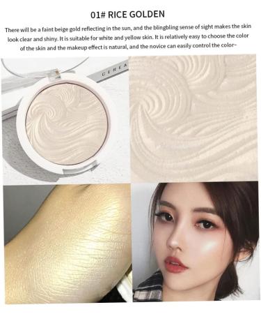 Highlight Powder Palette Professional Shimmer Glitter Face Highlighter Makeup Facial Brightening Shimmer Powder for Makeup styles 1 - Buy Online on SooperMarket.com