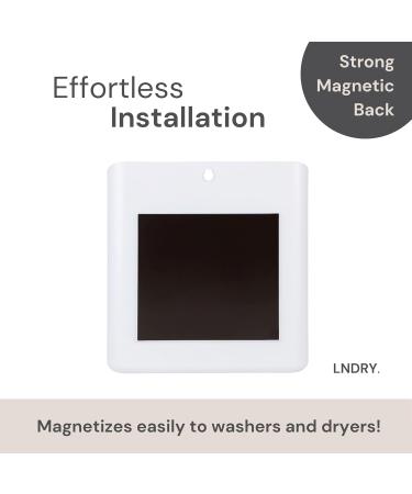 Laundry Room Trash Can - Magnetic Lint Bin for Easy Laundry Cleanup - Stylish White Lint Holder - Keep Your Space Tidy - Buy Online on SooperMarket.com