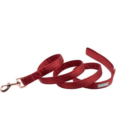 Lionet Paws Dog Leash - Premium Silk Leash for All Dog Sizes | Matching Collars for Girls & Boys | Red XS Leash (Pack of 1) - International Shipping Available - Buy Online on SooperMarket.com