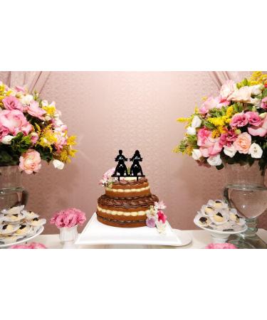 Motorcycle Wedding Cake Topper Ride with Me Forever Cake Topper Funny Mr & Mrs Cake Topper for Wedding/Anniversary/Bridal Shower Party Decor - Buy Online on SooperMarket.com