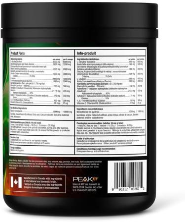 12 STRONG Pre-Workout - 730g - BULL Nutrition (40 Servings) (730g Apple Grape (Grapple)) - Buy Online on SooperMarket.com