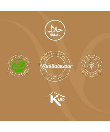 Vanillabazaar Grade A Organic & Fairtrade Madagascan Vanilla Pods - 5 Bourbon Premium Beans in Resealable Tube for Chefs & Baking - Buy Online on SooperMarket.com
