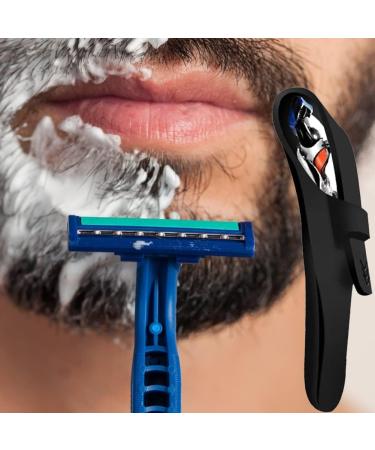 Travel Case for Razors | Silicone Protective Cover | Portable Black Razor Case - Buy Online on SooperMarket.com