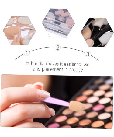 WOONEKY 5 Boxes Double Ended Eyeshadow Brush Sponge Applicator Make up for Face Plastic - Buy Online on SooperMarket.com