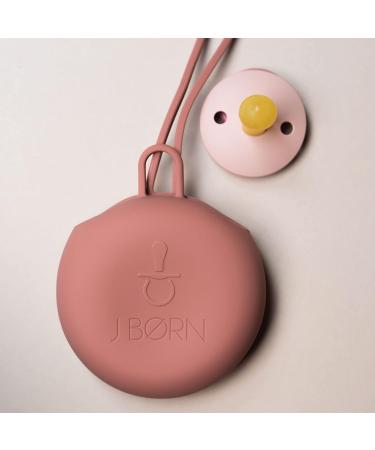 J.B rn Silicone Dummy Case | Dummy Holder Stores 3 Dummies | Easy to Clean Pacifier Holder | Easy to Attach Long Strap | Pacifier Case for Travels | Soother Holder for Newborn Stroller (Woodchuck) - Buy Online on SooperMarket.com