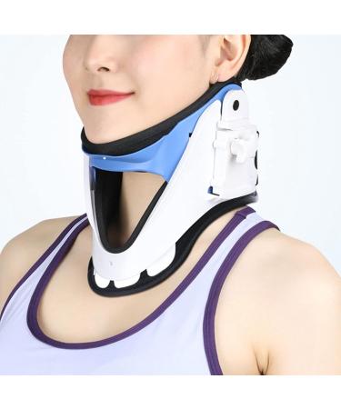 Neck Traction Device - 2 Button Adjustable Cervical Support for Home & Hospital | Breathable Neck Traction - Buy Online on SooperMarket.com