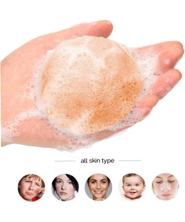 1PC Facial Sponge Natural Activated Ingredient Face Cleansing Sponge Exfoliating Tool Loofah Puff Body Shower Sponge(Lavender Purple) - Buy Online on SooperMarket.com