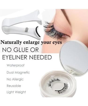 Iris and Ada Magnetic Lashes Lumeer Magnetic Eyelashes with Applicator Reusable Magnetic Eyelashes Natural Look Magnetic Lashes No Glue or Liner Needed (Simple+Nature) - Buy Online on SooperMarket.com