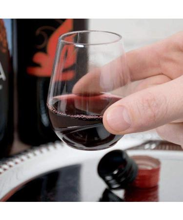 64Pcs Stemless Mini Glasses - Disposable Hard Plastic 4 oz Tasting Cups - Unbreakable Small Goblet for Parties - Bulk Clear Wine Glasses for Birthdays - Buy Online on SooperMarket.com