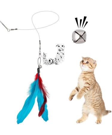 JIARON Cat Toys | 2PCS Retractable Wand and 10PCS Bell Refills | Interactive Teaser for Kitten or Cats - Buy Online on SooperMarket.com