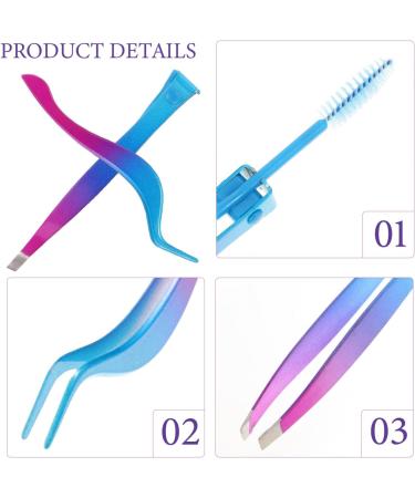 HAPINARY 1 Set Eyebrow Trimming Eyebrow Trimming Clip Eyelash Curler Bevel for Women Facial Hair Fake Eyelashes Facial Hair Removal Gradient face - Buy Online on SooperMarket.com