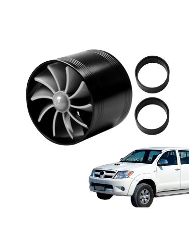 EWOKE Auto-Turbonator air intake tower bonator for SUV |Auto accessories power modification parts universally suitable for travel mobile home motorhome convertible a page black