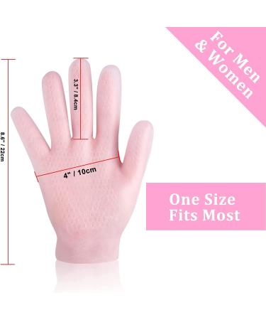 Moisturizing Silicone Gel Spa Gloves for Dry, Aging Hands - 1 Pair - Buy Online on SooperMarket.com