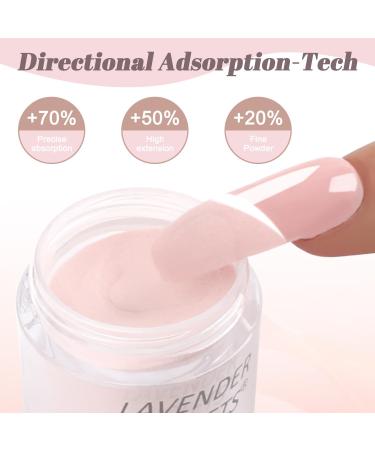 Lavender Violets 14g x 6 Colors Dip Powder Set for Nude Pink Cream Beige Nail Art - J204 - Buy Online on SooperMarket.com