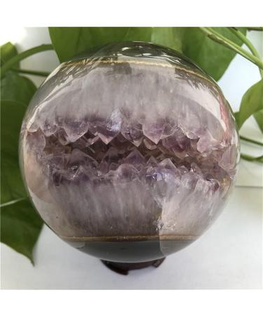 for Top Natural Stones Druzy Agate Crystals geode Home Decoration Agate with druzy Open Sphere crysral Cluster an Amethyst TOMPAR (Size : 60-65mm) - Buy Online on SooperMarket.com