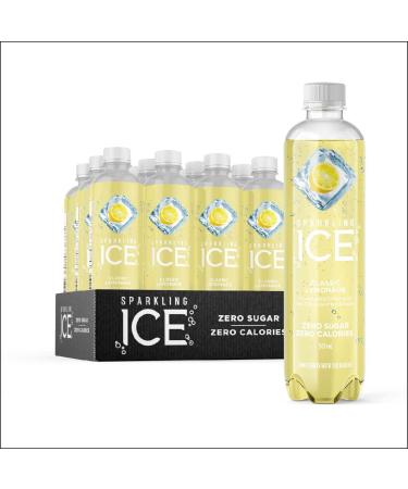 Sparkling Ice Classic Lemonade flavoured sparkling water with zero sugar and zero calories. Sparkling Ice drinks are packed with fun and fruity flavours for everyone to enjoy. (12 pack) Classic Lemonade (Classic) 503 ml (Pack of 12)