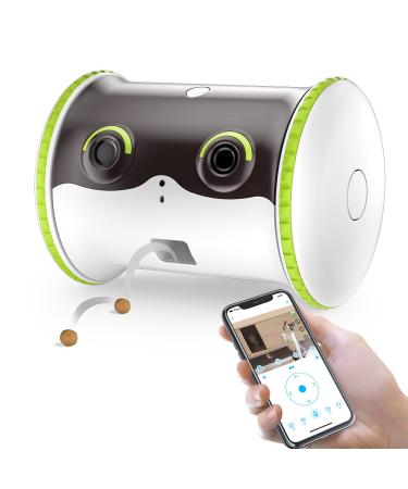 LINKSUS Smart Pet Camera,1080P HD Pet Camera with 2-Way Audio and Night Vision,Home Security APP Remote Control with Treat Tossing,Automatic & Interactive Toys for Dogs and Cats(2,4G WiFi)