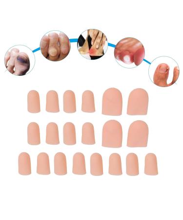 10 Pairs Silicone Toe Cushion Tube: Pain Relief & Protection for Corns, Callus, Blisters, and Toenails Loss - Buy Online on SooperMarket.com