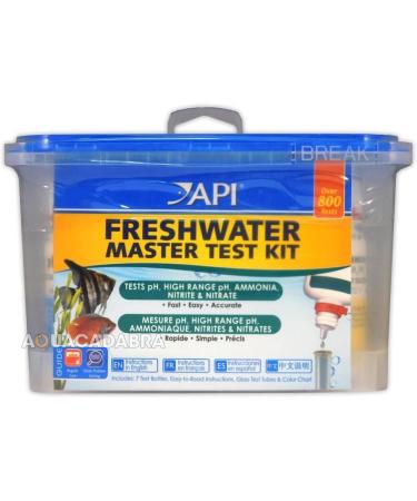 API Freshwater Master Test Kit Kit includes laminated color card 4 test tubes & holding tray - Buy Online on SooperMarket.com