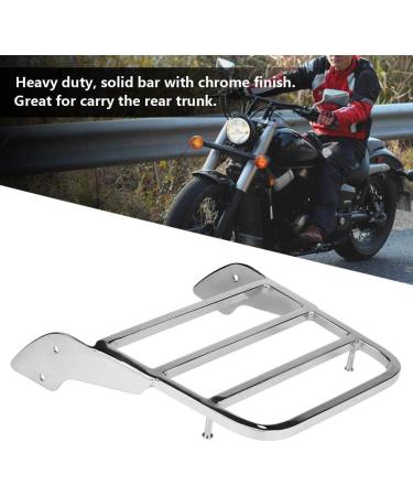 KIMISS Rear Luggage Rack for VT750 C2 (1997-2003) - Chrome Silver Sissy Bar | International Shipping Available - Buy Online on SooperMarket.com