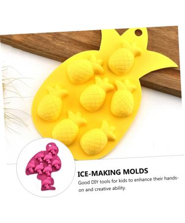 BIUDECO 4pcs Silicone Ice Mold Silicone Molds Cookie Baking Ice- Making Molds Cake Molds Ice Tray Pudding - Buy Online on SooperMarket.com