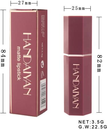Long Lasting Matte Lipstick - Waterproof Velvet Lip Gloss in Honey Peach | Professional Cosmetics for Women - Buy Online on SooperMarket.com