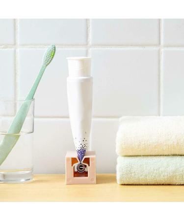 Xeodaun 4Pcs Multifunctional Toothpaste Tube Squeezer Plastic Tooth Paste Holder Dispenser - Buy Online on SooperMarket.com