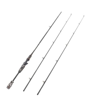 Entsport E Series - Camo Legend 2-Piece 7-Feet Casting Rod 24 Ton Carbon Fiber Baitcasting Fishing Rod with 2 Tips - Medium and Medium Heavy Portable Baitcast Rod Bass Fishing Rod Baitcaster