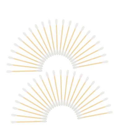 10 Cotton Stick Beauty Accessories Pointed Cotton Swabs Cotton Ear Swabs Ear Cleaning Buds Home Supplies Organic Cotton Long Cotton Swabs Cotton Ear Spoon Medical White Double Head