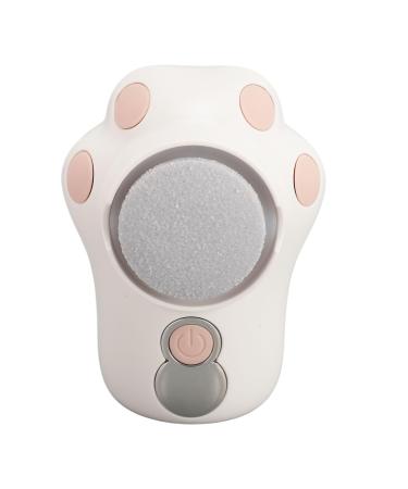 Electric Foot Grinder Digital Display Professional Electric Foot Grinder Exfoliation Multi-Purpose for Salon (White)
