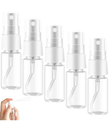 5 pieces 10ml spray bottle small transparent empty fog spray bottle spray bottle atomizer plastic spray bottle cosmetics mini Small spray bottle spray tanks for fine fog trip