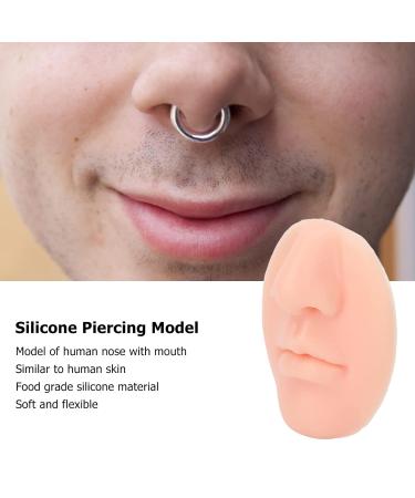 Soft Silicone Nose Model Set for Adults - 3 Flexible Skin Tone Nose & Mouth Models for Salon Use - International Shipping Available - Buy Online on SooperMarket.com