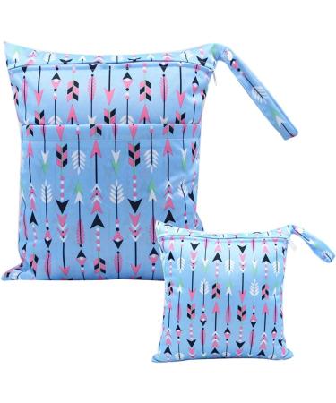 Egurs Diaper Bag Wetbag Set - Large & Medium Arrow Blue | Perfect On-the-Go Solution - Buy Online on SooperMarket.com