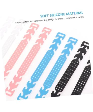 Magiclulu 10pc Elastic Mask Extension Straps & Buckles - Adjustable Ear Aid for Comfort | Elder Rings 15x1.5cm - Buy Online on SooperMarket.com
