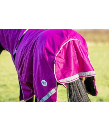 Swish Equestrian 100g Detachable Neck Turnout Rug - Mulberry 6'6 - Buy Online on SooperMarket.com