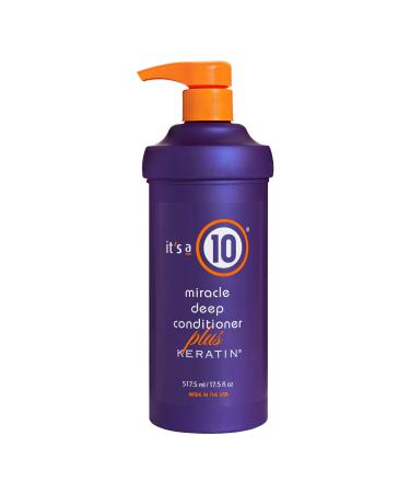 It's A 10 Miracle Deep Conditioner Plus Keratin for Unisex, 17.5 Ounce