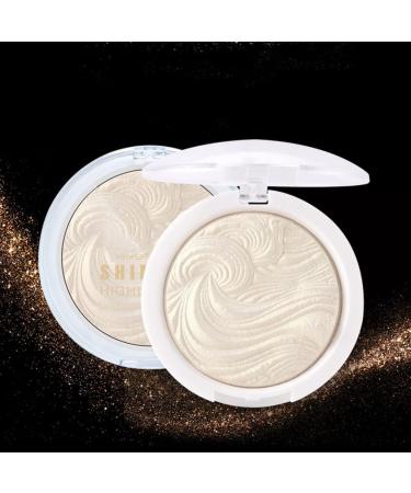 Highlight Powder Palette Professional Shimmer Glitter Face Highlighter Makeup Facial Brightening Shimmer Powder for Makeup styles 1 - Buy Online on SooperMarket.com