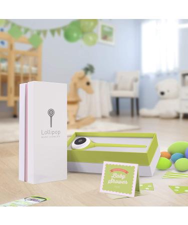 Lollipop Baby Camera with True Crying Detection and Two-Way Talk Back | Smart Baby Monitor with Camera and Audio | Infrared Night Vision | Ideal Baby Shower Gift (Pistachio) - Buy Online on SooperMarket.com