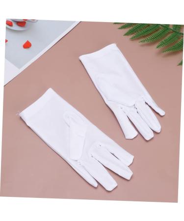 10 Pairs Womens Glives Protective Working Work Sun Guantes para De Mujer Industrial Miss White Elastic - Buy Online on SooperMarket.com