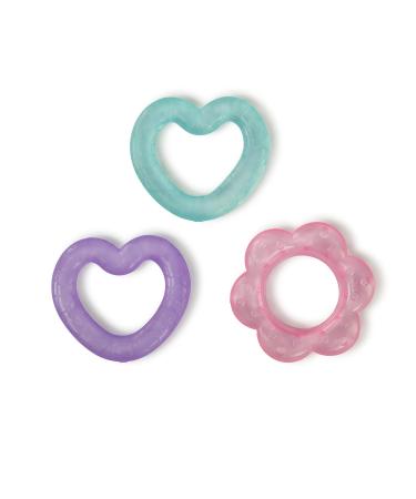Bright Starts cooling teething rings pink/purple/turquoise