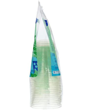 Repurpose Compostable 12 oz Clear Cold Cups - 20 Eco-Friendly Party Cups - Buy Online on SooperMarket.com
