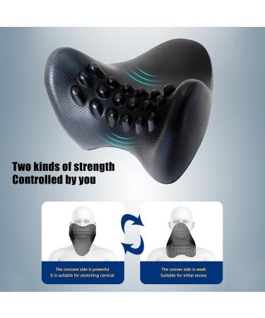 Kuuleyn Cervical Traction Device Multi Effect Synthetic Latex Material Sleeping Curvature Straightens Opposite Arch Repair Neck Stretcher for Home Use Portable Design - Buy Online on SooperMarket.com