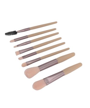 Zetiling Soft Bristle Portable Cosmetic Brush Set - 8PC Ergonomic Brushes for Loose Powder Concealer & Eyeshadow - Perfect Gift for Moms Wives & Friends - Buy Online on SooperMarket.com