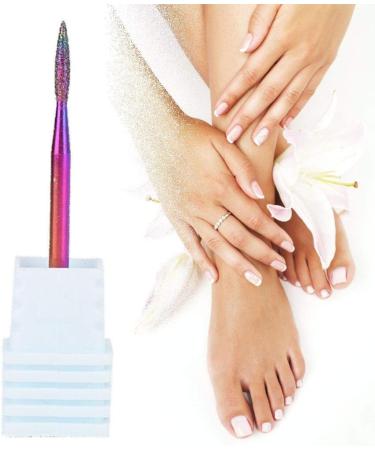 Nail Drill Bits Acrylic Nail File Bits Cuticle Drill Bit Fine Grit Cuticle Clean Carbide Nail Drill Bit Electric Nail File for Manicure Pedicure Tools for Manicure Pedicure Home Salon Use (V4) - Buy Online on SooperMarket.com