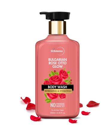 StBotanica Bulgarian Rose Otto Glow Body Wash | Refreshing & Hydrating | No Paraben & SLS - 250ml